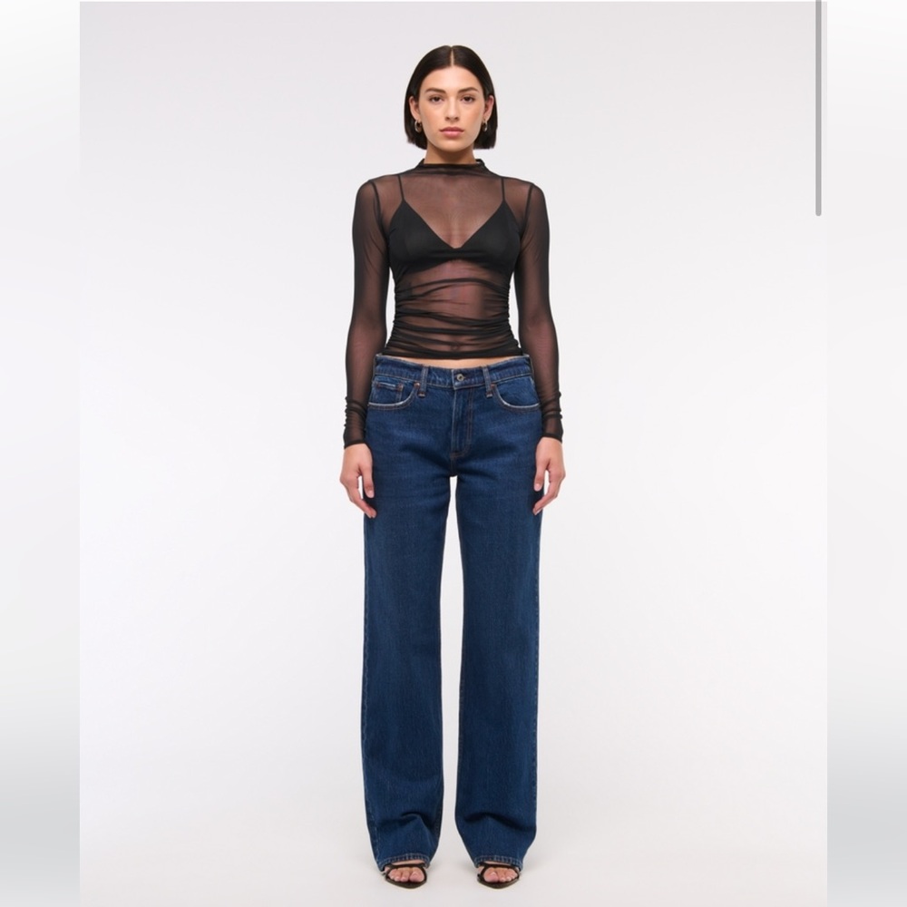 Abercrombie & Fitch low rise baggy jeans
